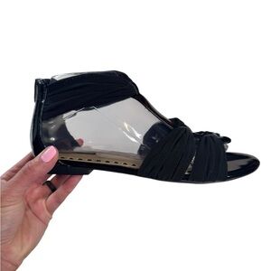 Alex Marie Black Strappy Sandals 8 | Spring Break Vacation Resort Chic